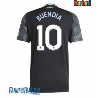 Aston Villa Emiliano Buendia #10 Tricou Fotbal Replică 2025-26 Barbati Deplasare